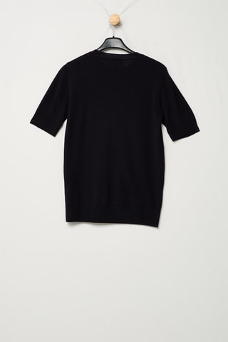 Pull en laine vierge - Noir - Emporio Armani