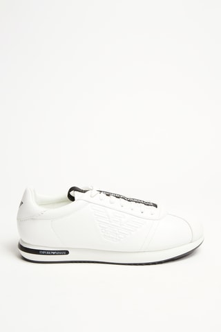 Baskets en cuir - Blanc - Emporio Armani