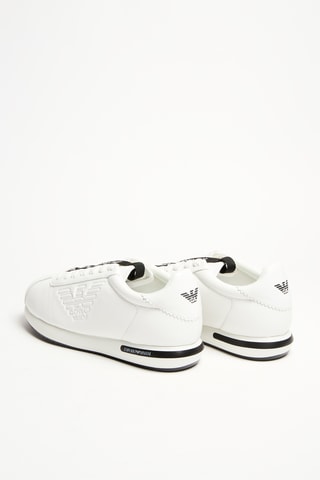 Baskets en cuir - Blanc - Emporio Armani