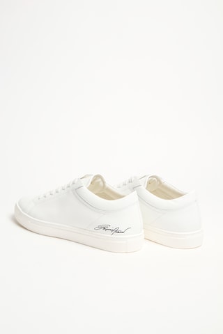Baskets en cuir - Blanc - Emporio Armani