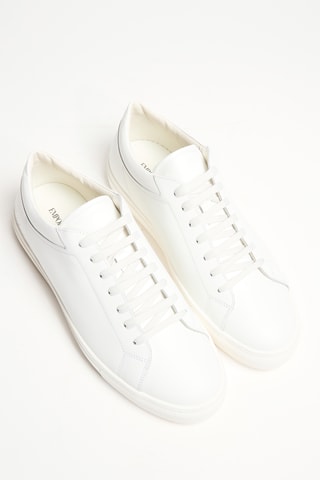 Baskets en cuir - Blanc - Emporio Armani