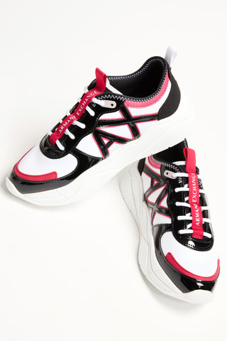 Baskets - Ecru et noir - Armani Exchange