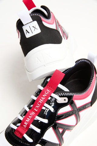 Baskets - Ecru et noir - Armani Exchange