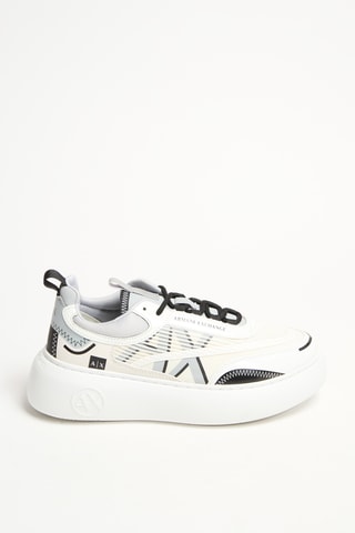 Baskets - Ecru et noir - Armani Exchange