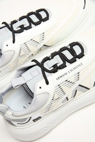 Baskets - Ecru et noir - Armani Exchange