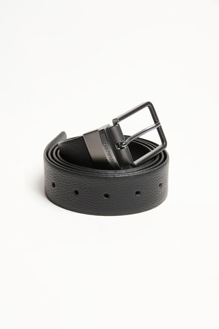 Ceinture en cuir - Noir - Emporio Armani