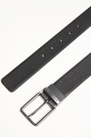 Ceinture en cuir - Noir - Emporio Armani