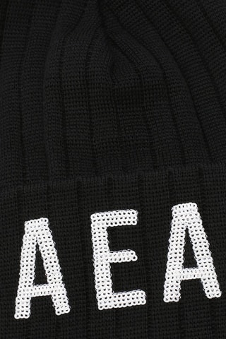 Bonnet en laine - Noir - Emporio Armani