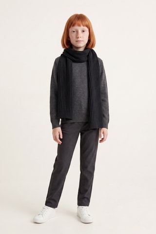 Echarpe en laine - Anthracite - Emporio Armani