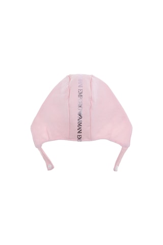 Bonnet et bavoir - Rose - Emporio Armani