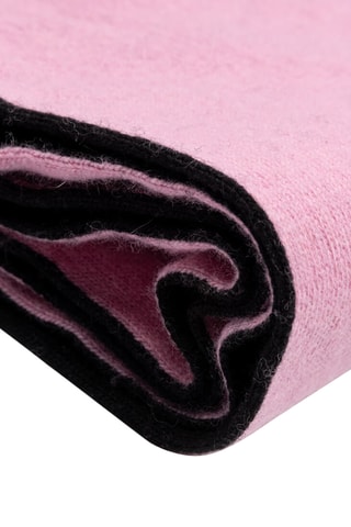 Bonnet et écharpe en laine et laine de lama - Rose - Emporio Armani