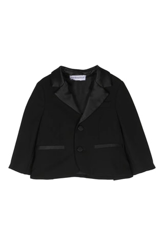 Veste en laine vierge - Noir - Emporio Armani