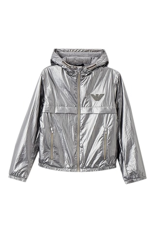 Veste à capuche - Argenté - Emporio Armani