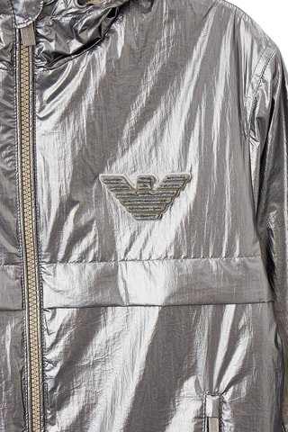Veste à capuche - Argenté - Emporio Armani