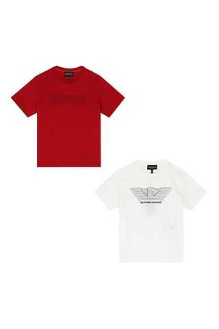 2 t-shirts - Rouge et blanc - Emporio Armani