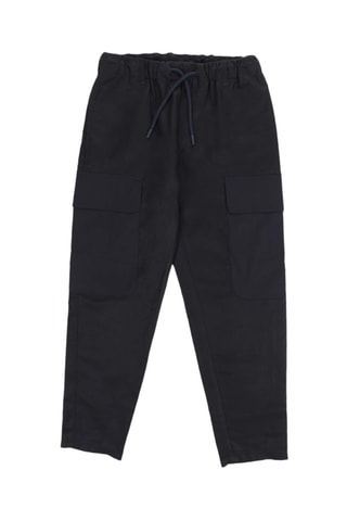 Pantalon en lin - Bleu marine - Emporio Armani