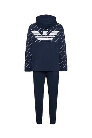 Sweat à capuche et pantalon - Bleu marine - Emporio Armani