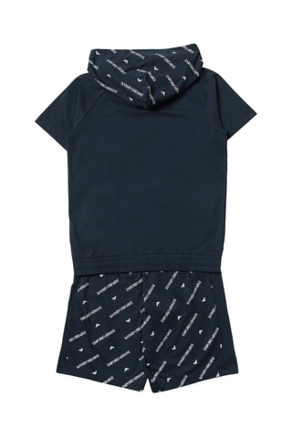 Sweat à capuche - Bleu marine - Emporio Armani