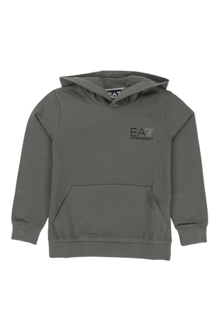 Sweat à capuche - Vert foncé - EA7 Kid