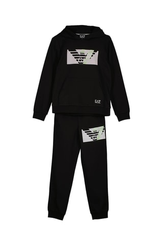 Sweat à capuche et jogging - Noir - EA7 KID