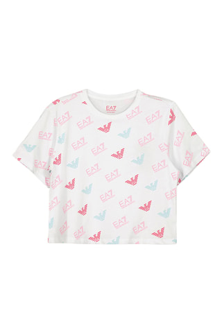 T-Shirt - Blanc - EA7 Kid