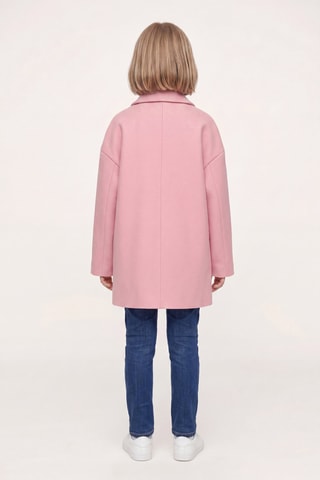 Manteau en laine vierge - Rose - Emporio Armani