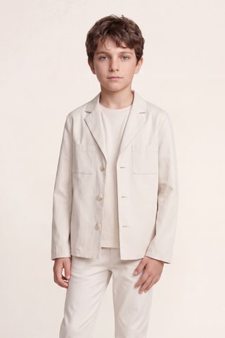 Veste en lin - Blanc - Emporio Armani