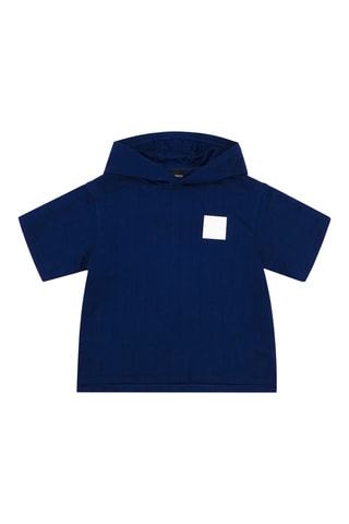 Sweat à capuche - Bleu nuit - Emporio Armani