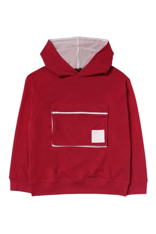 Sweat à capuche - Rouge - Emporio Armani