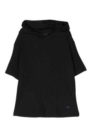 T-shirt à capuche - Noir - Emporio Armani