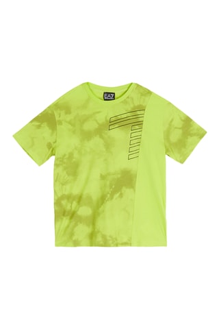 T-shirt tie and dye - Vert - EA7