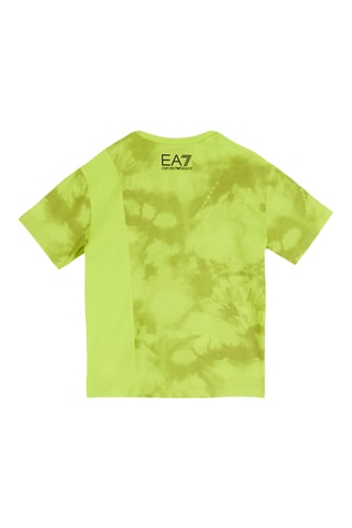 T-shirt tie and dye - Vert - EA7