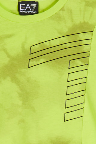 T-shirt tie and dye - Vert - EA7