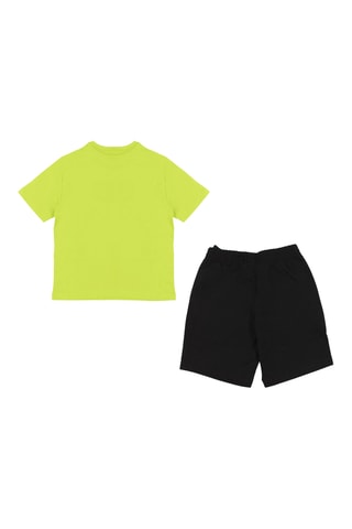 T-shirt et short - Vert citron et noir - EA7