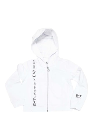Sweat à capuche - Blanc - EA7