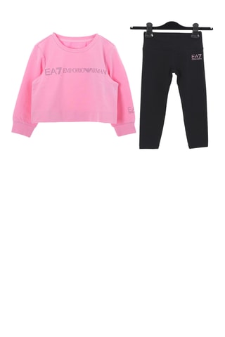 Sweat et pantalon - Rose et noir - EA7