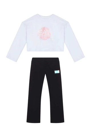 T-shirt et pantalon - Blanc et noir - EA7
