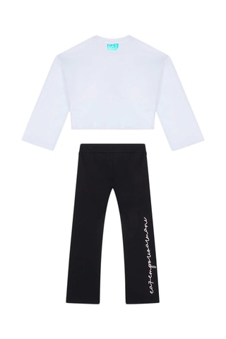 T-shirt et pantalon - Blanc et noir - EA7
