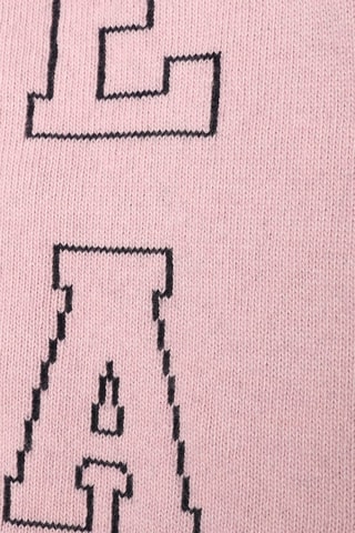 Bonnet et écharpe en laine - Rose - Emporio Armani