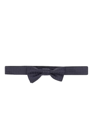 Nœud papillon en soie - Bleu marine - Emporio Armani