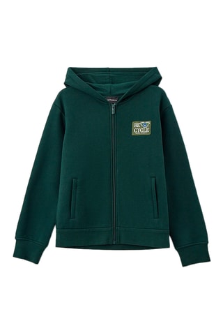 Sweat à capuche - Vert - Emporio Armani