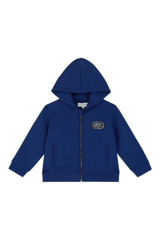 Sweat à capuche - Bleu roi - Emporio Armani