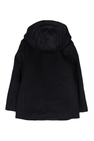 Manteau en laine vierge - Bleu marine - Emporio Armani