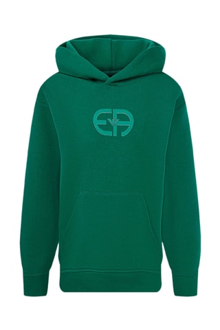 Sweat à capuche - Vert foncé - Emporio Armani