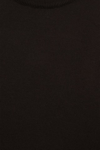 Pull en laine vierge - Marron foncé - Emporio Armani