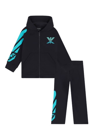 Sweat à capuche et pantalon - Bleu marine - Emporio Armani
