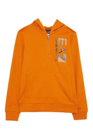 Sweat à capuche - Orange - EA7