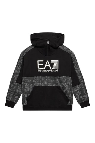 Sweat à capuche - Noir - EA7