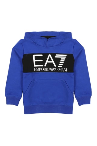 Sweat à capuche - Bleu roi - EA7
