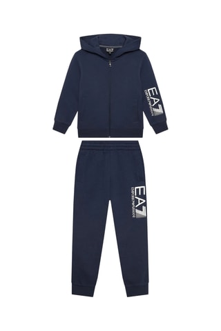 Sweat à capuche et jogging - Bleu marine - EA7